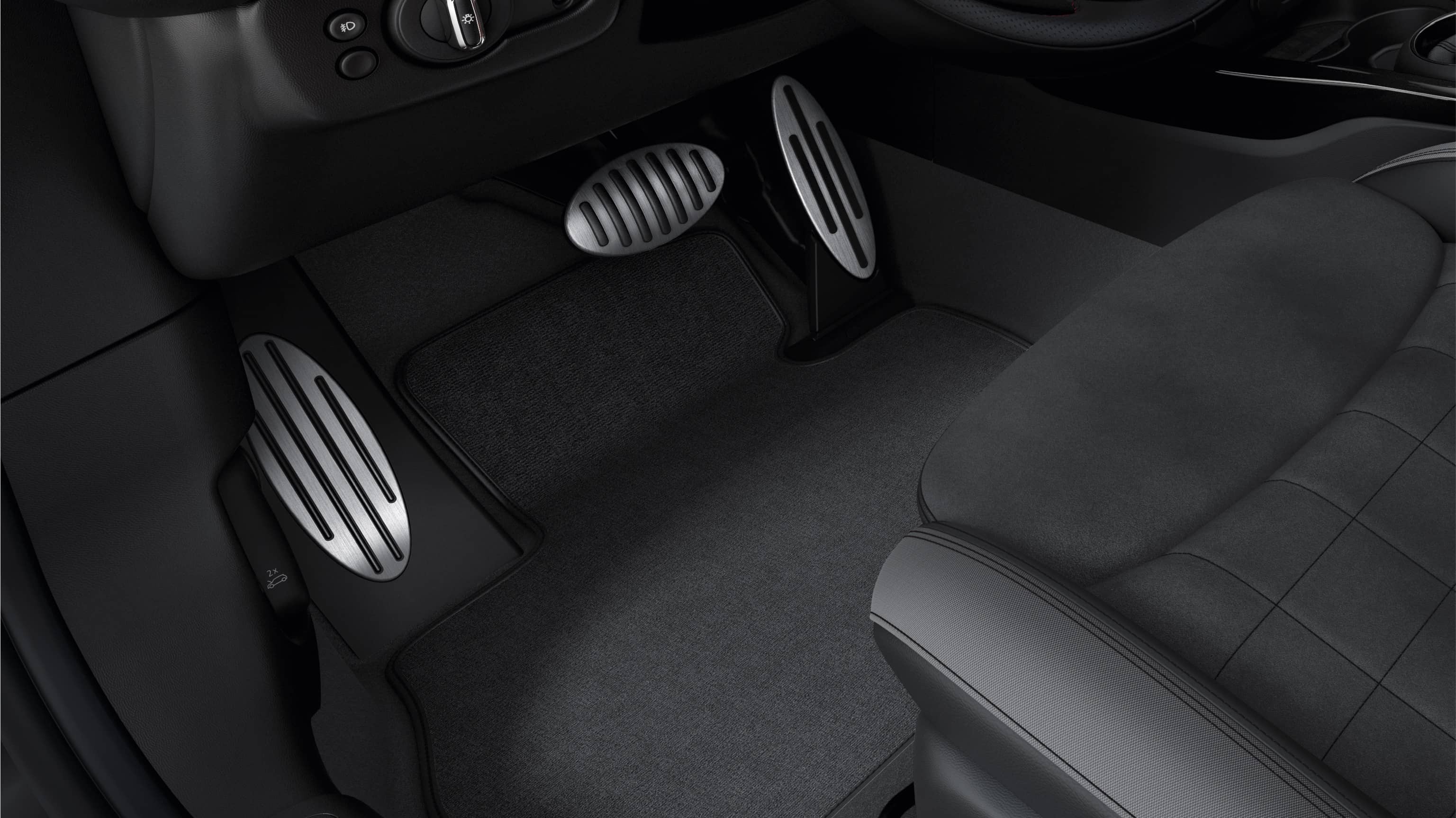 Bàn đạp thép không gỉ JCW